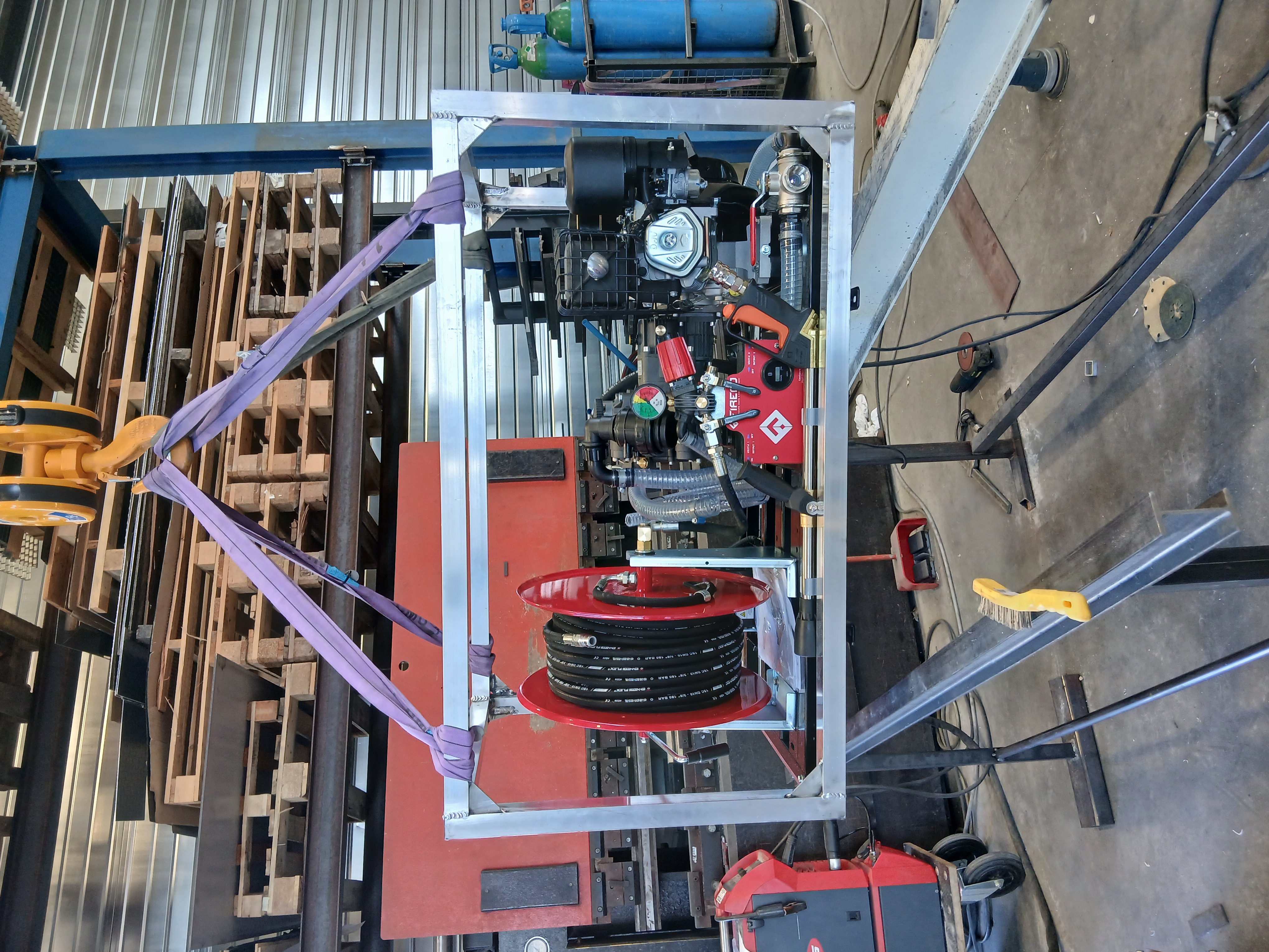 150 kg aluminium frame