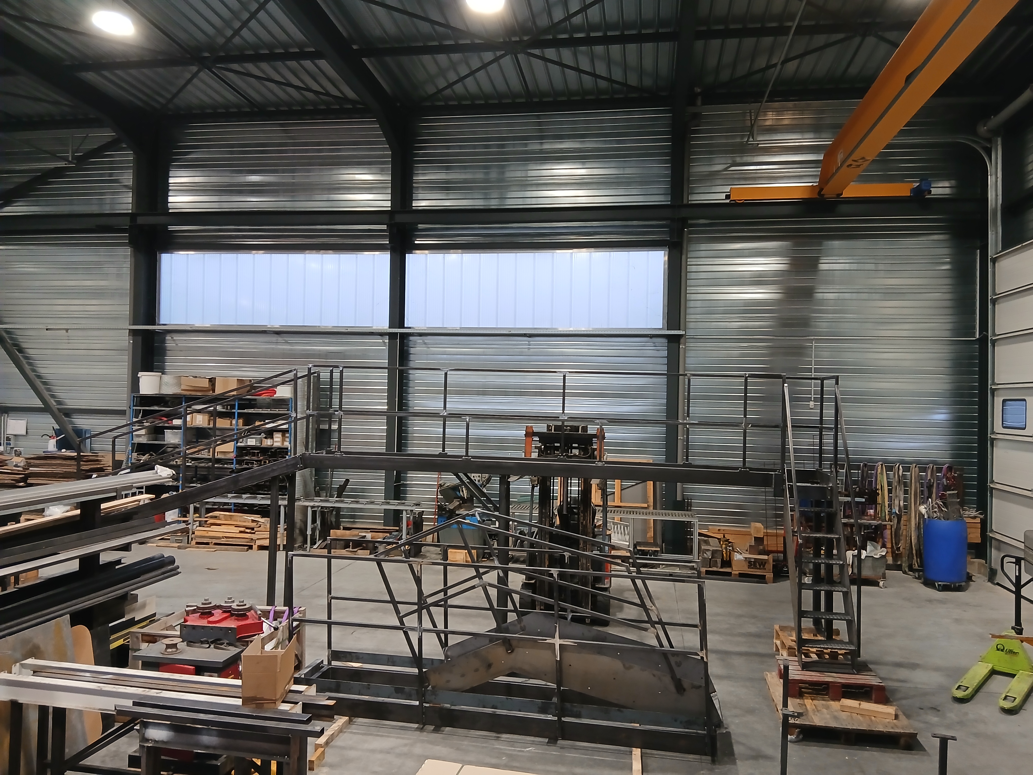 Final installation walkway