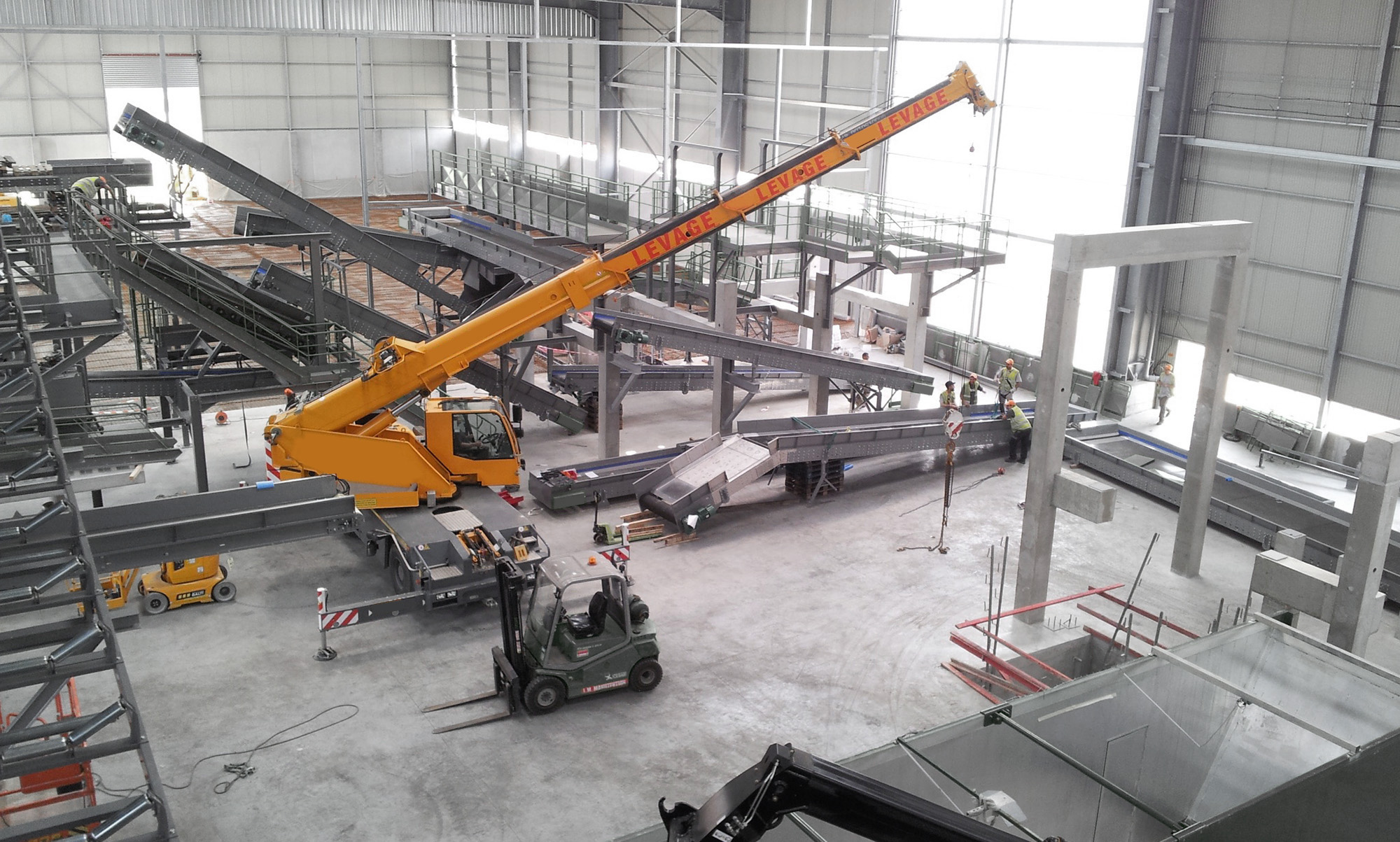 Montage d'une installation de process